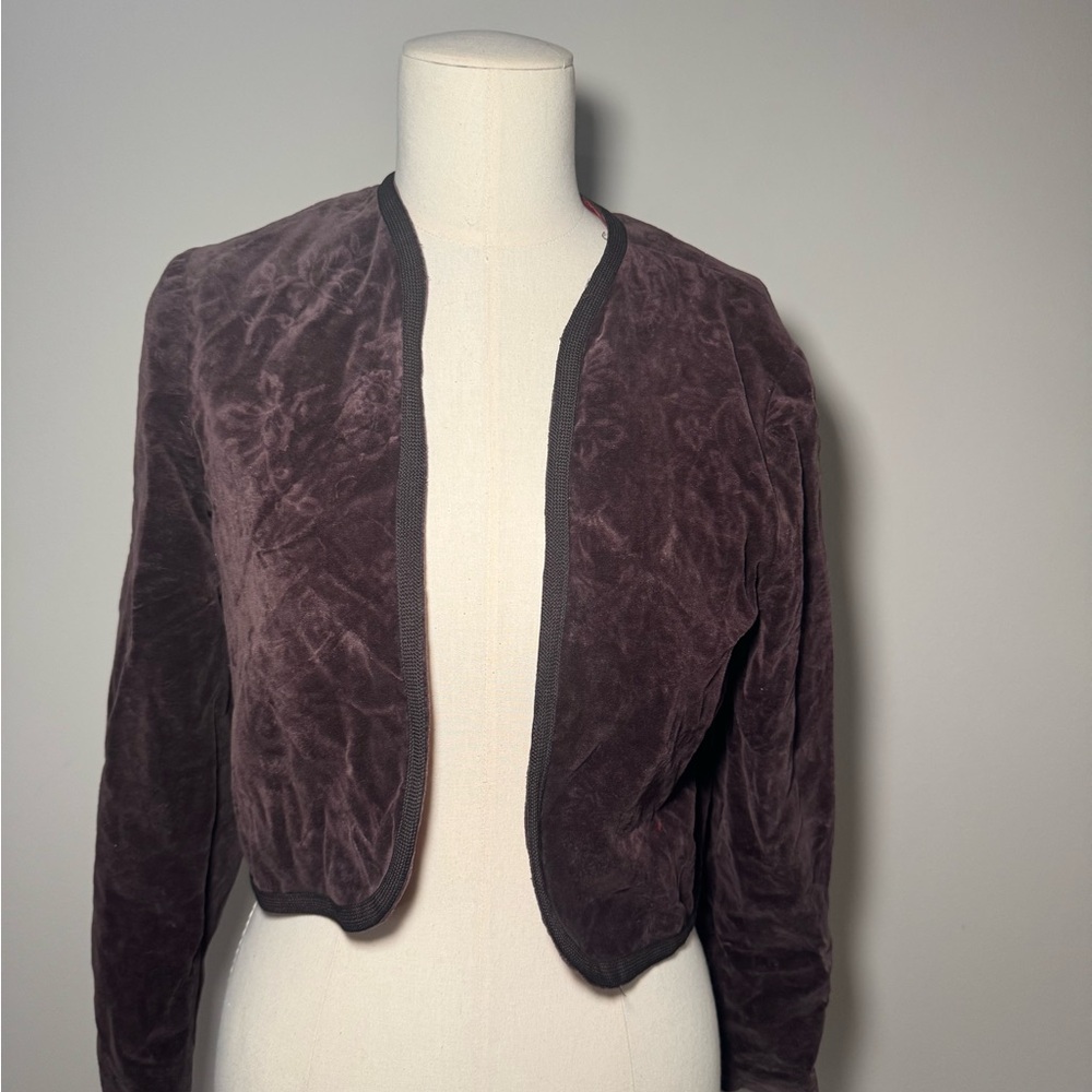 Elegant Velvet Women's Jacket